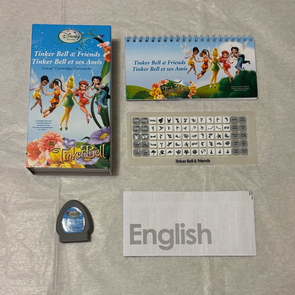 Cricut Tinker Bell & Friends Cartridge Set